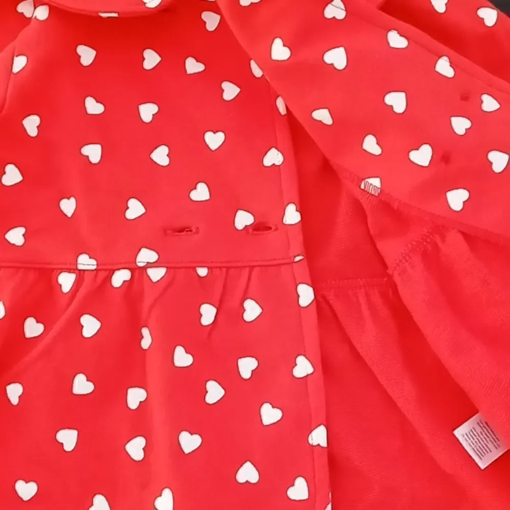 Carter's 24 months heart little girls coat